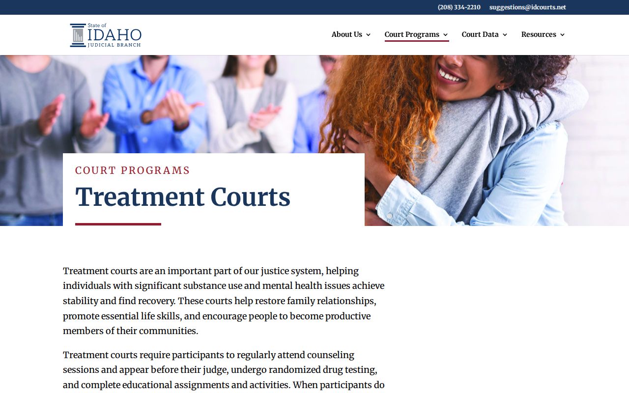 Idaho court system treatment courts